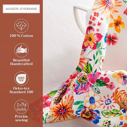 Maison d' Hermine Cloth Napkins Set of 4 100% Cotton Everyday Reusable Square - Image 2