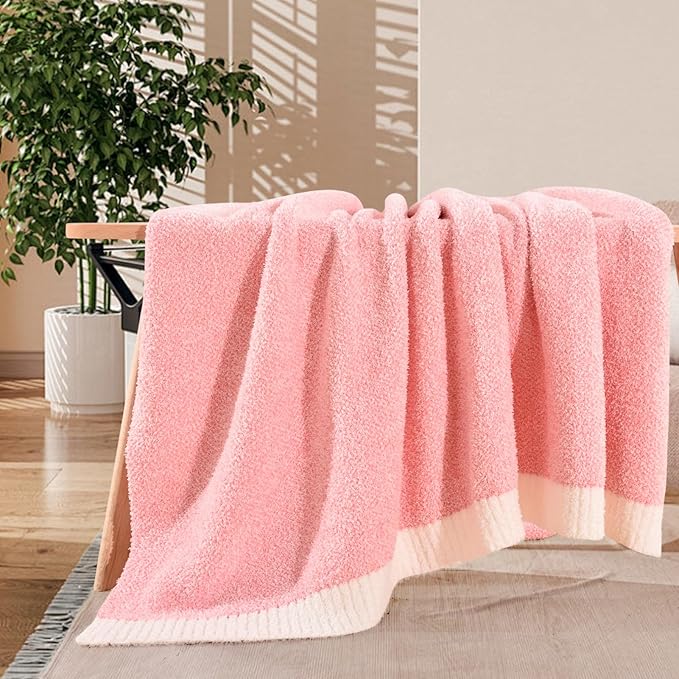NEXHOME PRO Soft Blankets Pink, Cozy Throw Blanket - Image 7