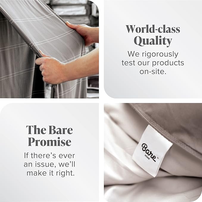 Bare Home Fitted Bottom Sheet Twin XL Size - Image 8