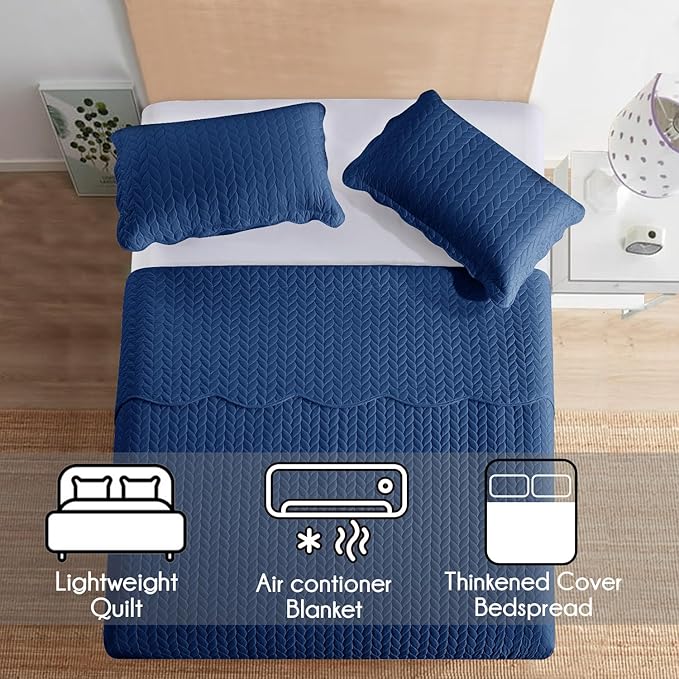 IR Imperial Rooms 8 Pack California King Quilt Bedding Set - Image 2