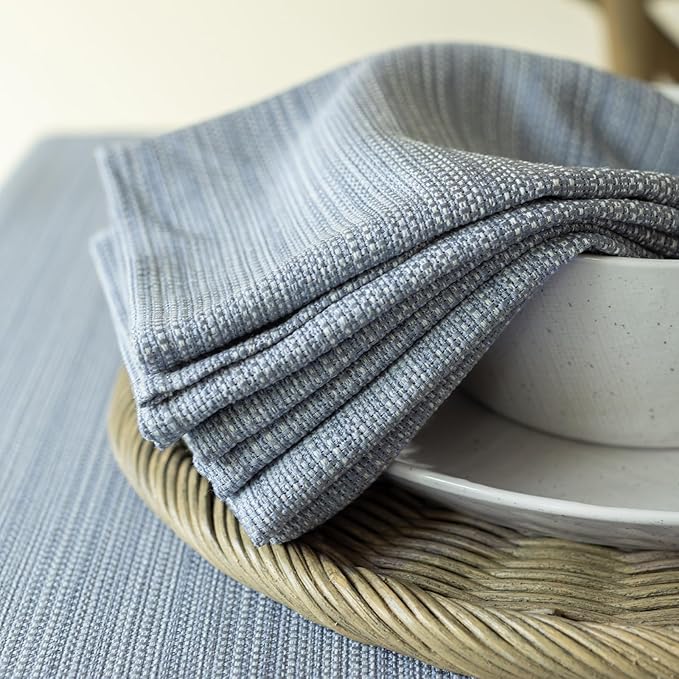 Benson Mills Cameron Textured Fabric Table Cloth, - Image 3