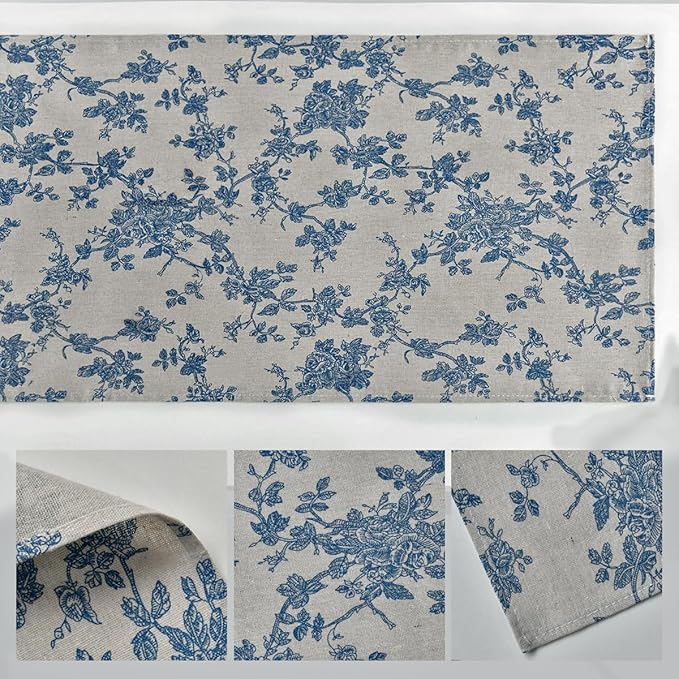 Artoid Mode Monochrome Sketch Branch Toile Textures Chinoiserie Cotton Dark - Image 5