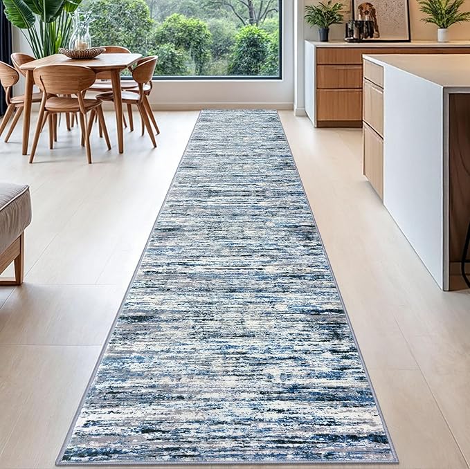 Modern Abstract Runner Rug 2.6x16 - Image 2