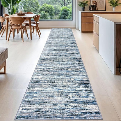 Modern Abstract Runner Rug 2.6x16 - Image 2