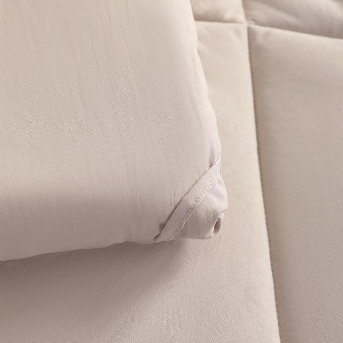 NTBAY Twin Comforter Set with Sheets, 5 Pieces Soft and Breathable Twin Bedding - Image 4