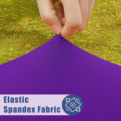 Round Spandex Tablecloth, Elastic Fitted Waterproof Tablecloths - Image 2