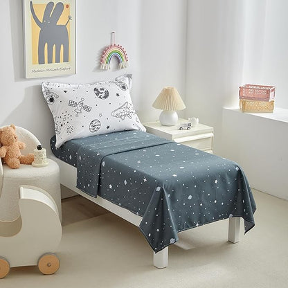 DuShow 4 Piece Toddler Bedding Set - Image 5