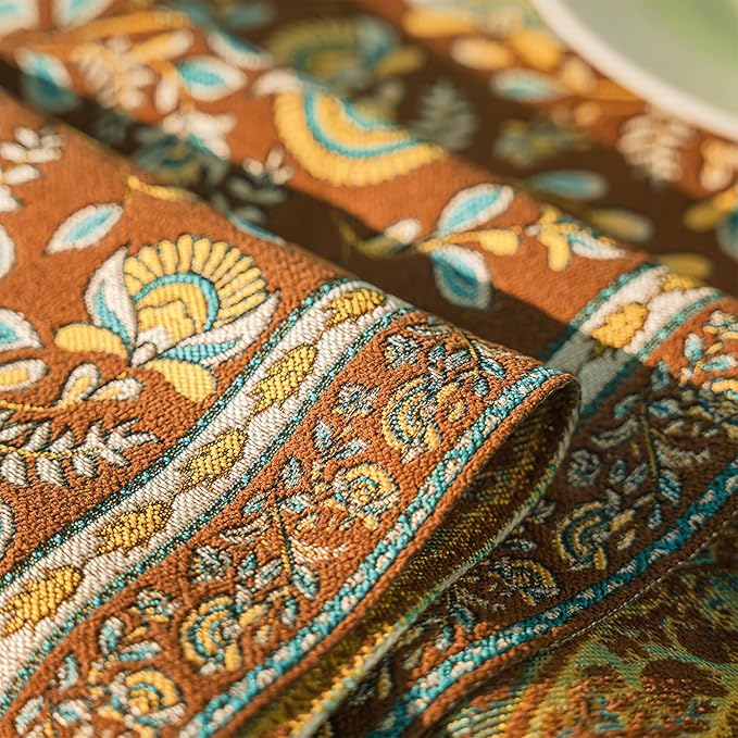 13×72 Inch Table Runner, Retro-Luxury Tassels Series - Image 5