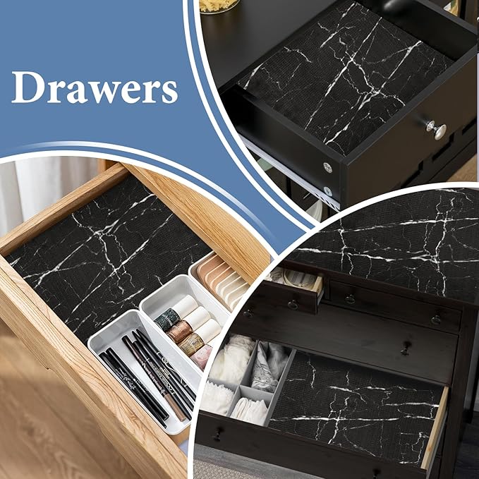 Drawer and Shelf Liner for Kitchen Cabinet: 17 in X 30 Ft Non Slip Waterproof - Image 5