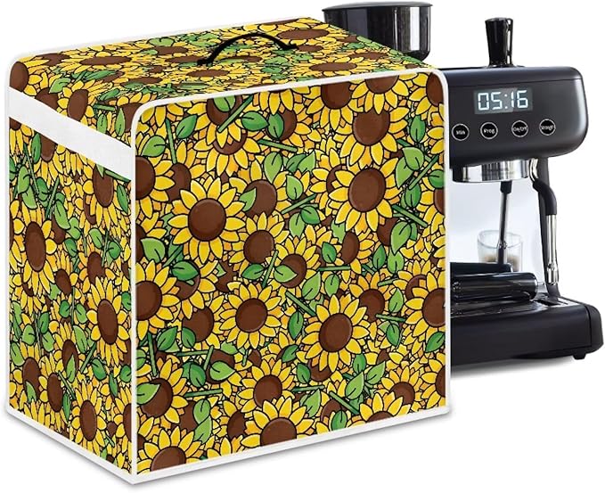 Coffee Machine Dust Covers Stain Fingerprint Resistant Kitchen Appliance Covers - Image 5
