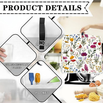 Mixer Dust Cover for 6-8 Qt Stand Mixer, Cloth Cover - Image 3