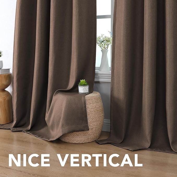 H.VERSAILTEX Linen Blackout Curtain 108 Inches Long - Image 8
