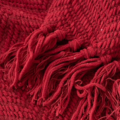 BATTILO HOME Christmas Decor Red Throw Blanket - Image 7