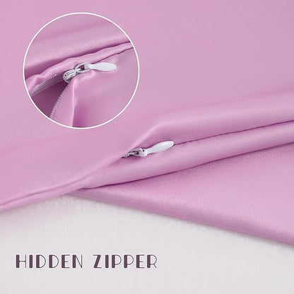 NTBAY Zippered Silk Satin Toddler Pillowcases - Image 3