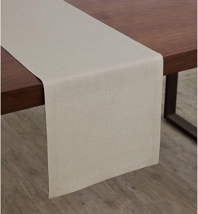 Solino Home Linen Natural Table Runner 120 Inches Long by SolinoHome