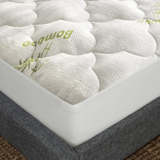 Air Mattress Cover Full Size Mattress Topper, Viscose Made from Bamboo Quilted by Moonsea
