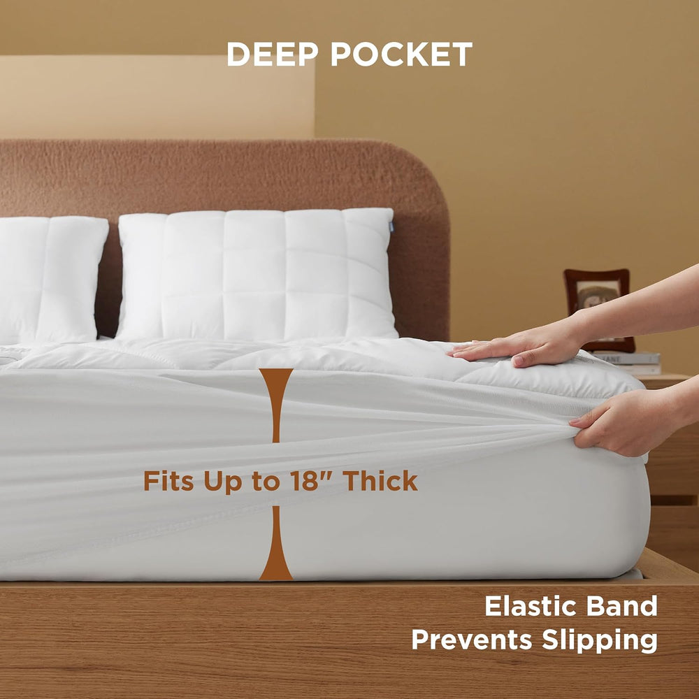 Bedsure Heated Mattress Pad Twin, Bed Warmer with Preheat & Memory Function