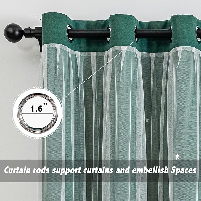indistar Star Cutout Kids Window Blackout Curtains - Image 4