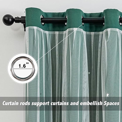 indistar Star Cutout Kids Window Blackout Curtains - Image 4
