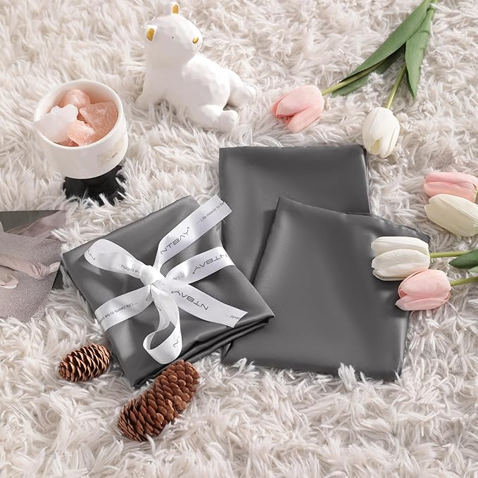 NTBAY Zippered Silk Satin Toddler Pillowcases - Image 5