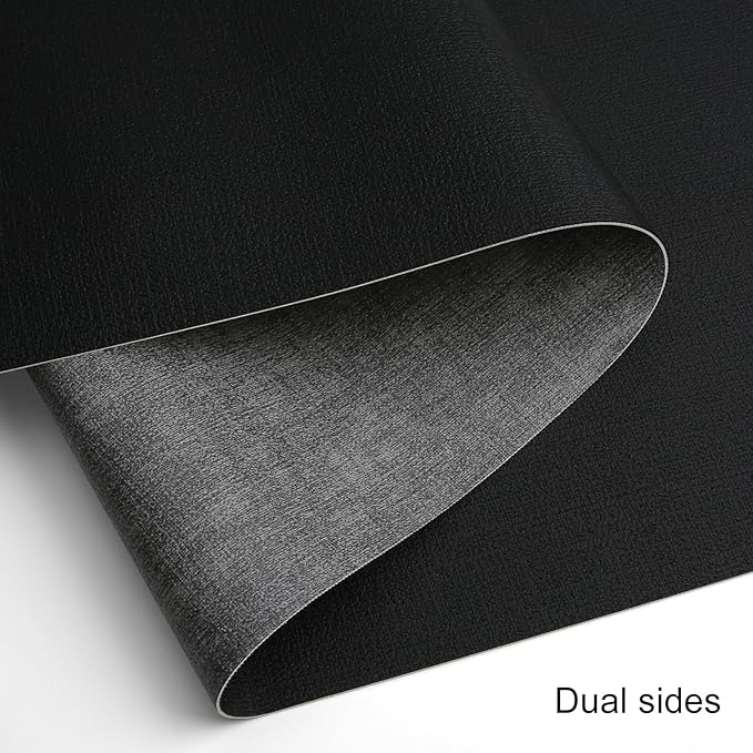 Table Runners 72 Inches Long, Dual-Sided Faux Leather Farmhouse Table Runner - Image 2