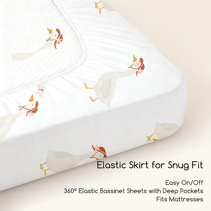 Bedside Sleeper Bassinet Fitted Sheets 20 x 33, 3 Pack Baby Delight Beside Me - Image 5