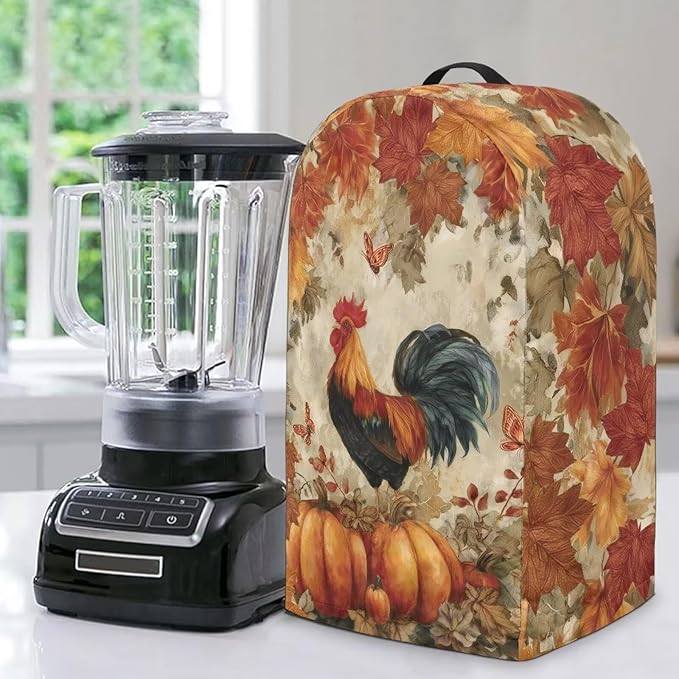 Pumpkins Rooster Blender Cover Turtle Coffee Maker Cover Dust Protection by Unknown