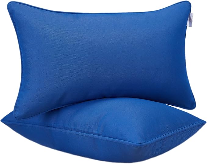 JMGBird Outdoor Pillows Waterproof Set of 2 Outdoor Throw Pillows by JMGBird