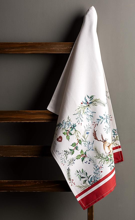 Maison d' Hermine Kitchen Towels Set of 3 100% Cotton 20" x 27.5" Reusable - Image 7