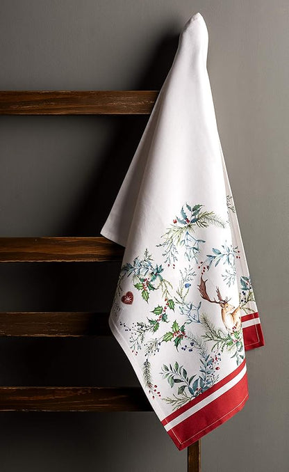 Maison d' Hermine Kitchen Towels Set of 3 100% Cotton 20" x 27.5" Reusable - Image 7