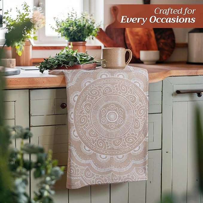 Maison d' Hermine Kitchen Towels Set of 3 100% Cotton 27.50" x 20" Reusable - Image 6