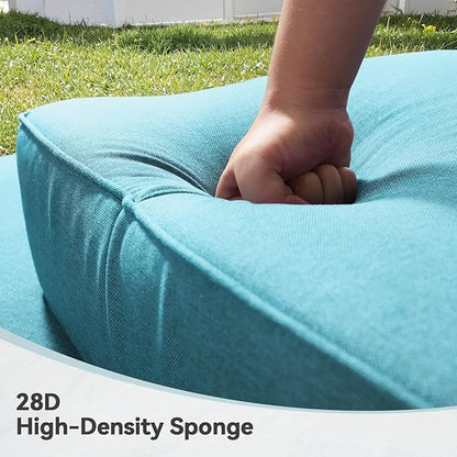 6" Thick Outdoor Cushions 22x24x6, 6-Set Deep Seat Patio Cushions - Image 7