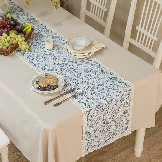 Vintage Floral Table Runner - Image 5