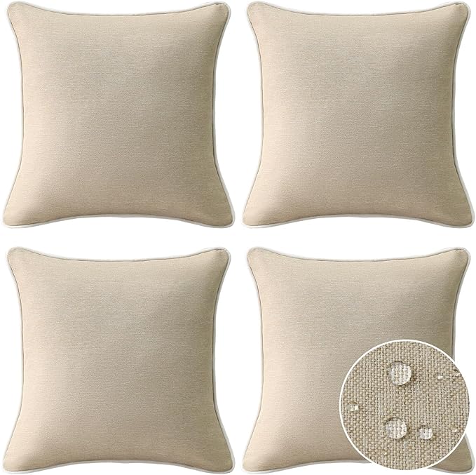 Decorative Outdoor Water Repellent Throw Pillows by Unimatta