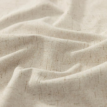 KOUFALL Beige Linen Blackout Curtains - Image 9