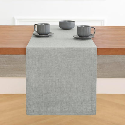 Solino Home Linen Table Runner 108 Inches Long - Image 2