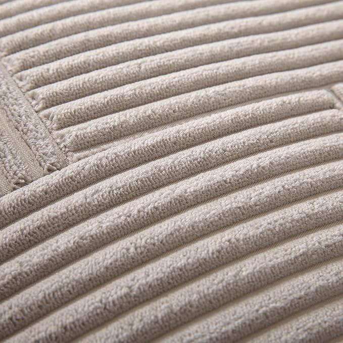 Taupe Throw Pillow Covers 16x16 inch, Farmhouse Home Decor, Boho Decorative - Image 5