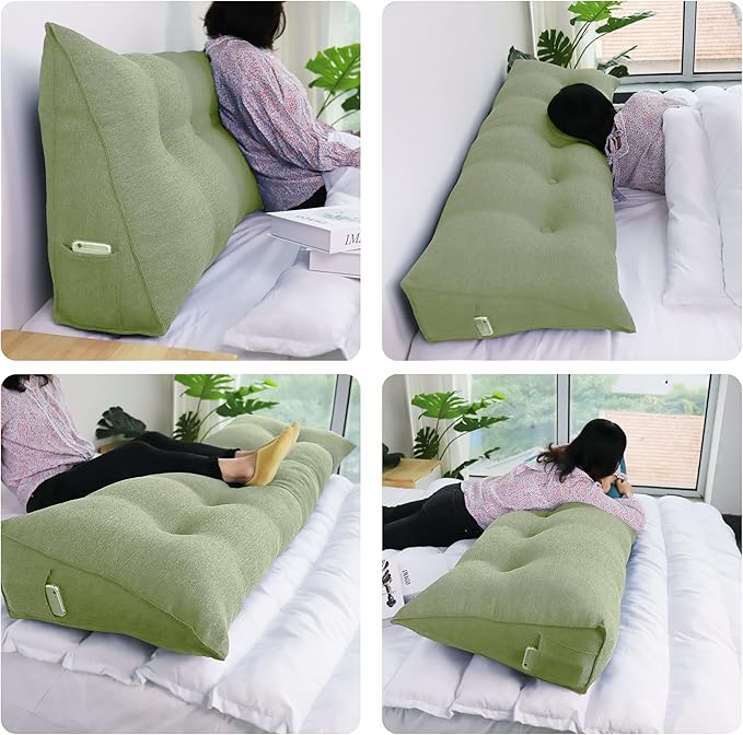 10 lbs Thickened Headboard Pillow Wedge Pillow Headboard Reading Pillow Bed - Image 2