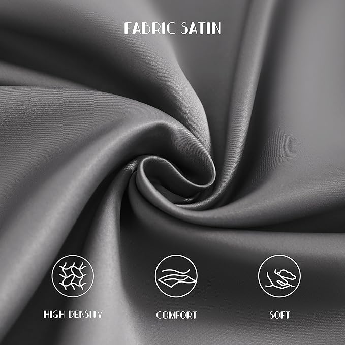 NTBAY Zippered Silk Satin Toddler Pillowcases - Image 2