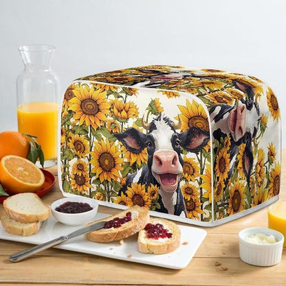 Sunflower Cow Printed Toaster Cover - Image 5
