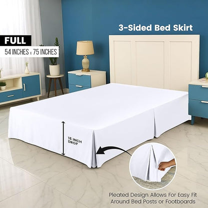 Utopia Bedding Full Bed Skirt - Image 2