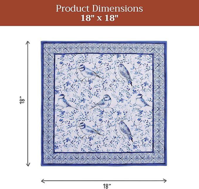 Maison d' Hermine Cloth Napkins Set of 4 100% Cotton Soft & Durable Everyday - Image 7