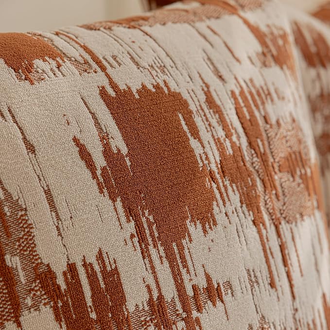 Set of 2 Art Textured Throw Pillow Covers, Abstract Sculpted Design - Image 5