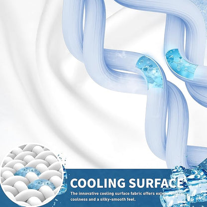 Sunflower Full Chill Soft Cooling Mattress Pad, Full Size, Waterproof, Deep - Image 2