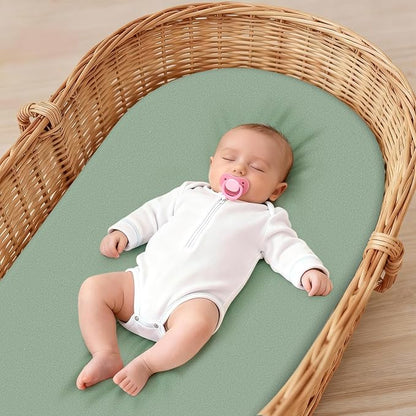 Baby Bassinet Sheets for Baby Boy Girls, Baby Delight, Angelbliss - Image 2