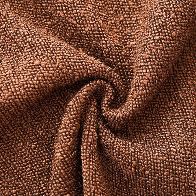 Foindtower Decorative Textured Boucle Throw Pillow Covers Accent Solid Pillow - Image 3