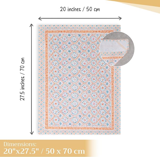 Maison d' Hermine Kitchen Towels Set of 2 100% Cotton 27.50" x 20" Reusable - Image 4