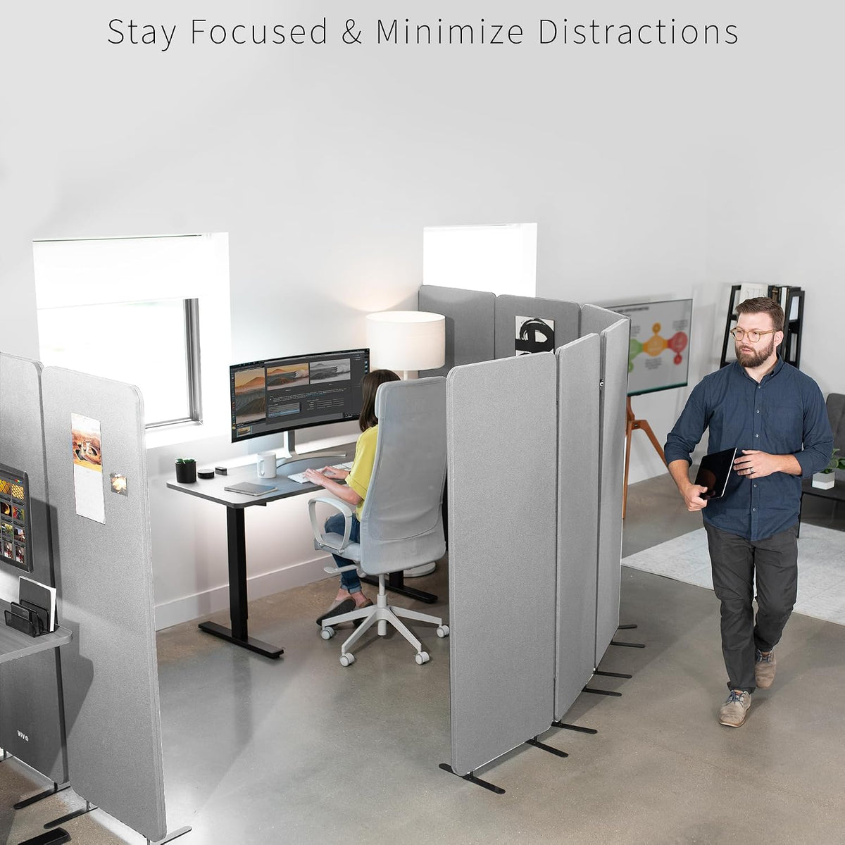 vivo gray freestanding 72 x 66 in privacy, package contents