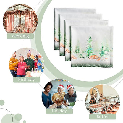 Maison d' Hermine Cloth Napkins Set of 4 100% Cotton - Image 6