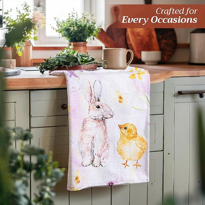 Maison d' Hermine Kitchen Towels Set of 3 100% Cotton 27.50" x 20" Reusable - Image 6